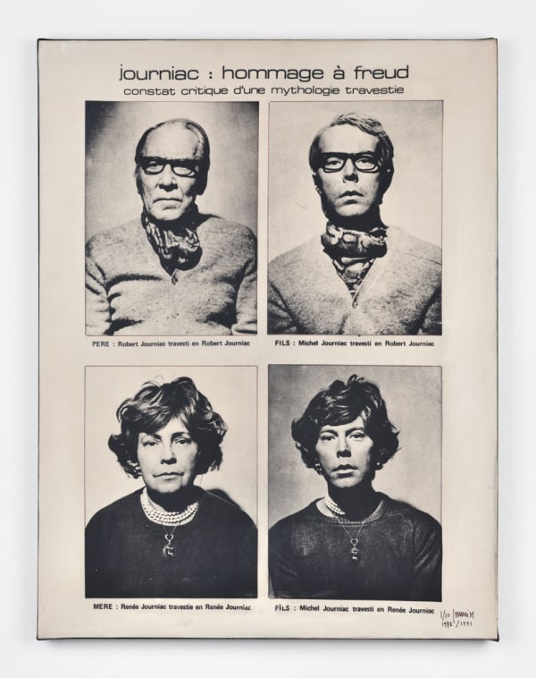 Hommage à Freud - Constat critique d'une mythologie travestie, 1972