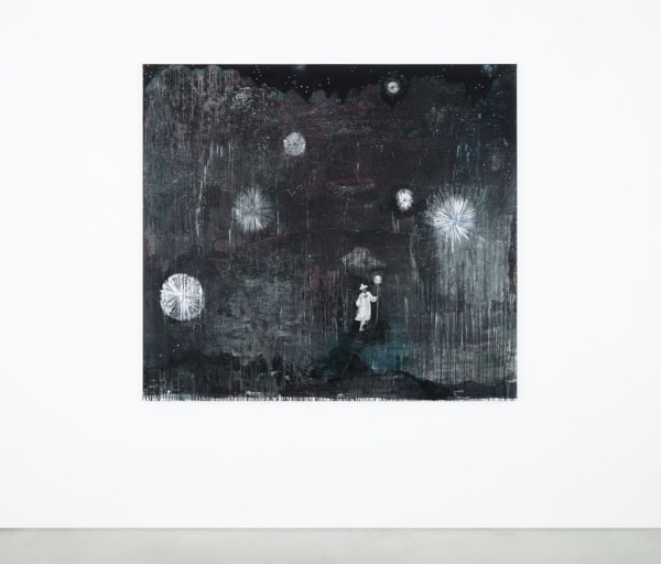 Hélène DELPRAT Les champs d'Asphodèles Peinture 200 x 180 cm 78.74 x 70.86 inches
