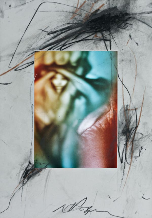 Arnulf RAINER Pierre Molinier Ubermalung #6 Dessin 33,3 x 23,2 cm 23,2 x 33,3 cm