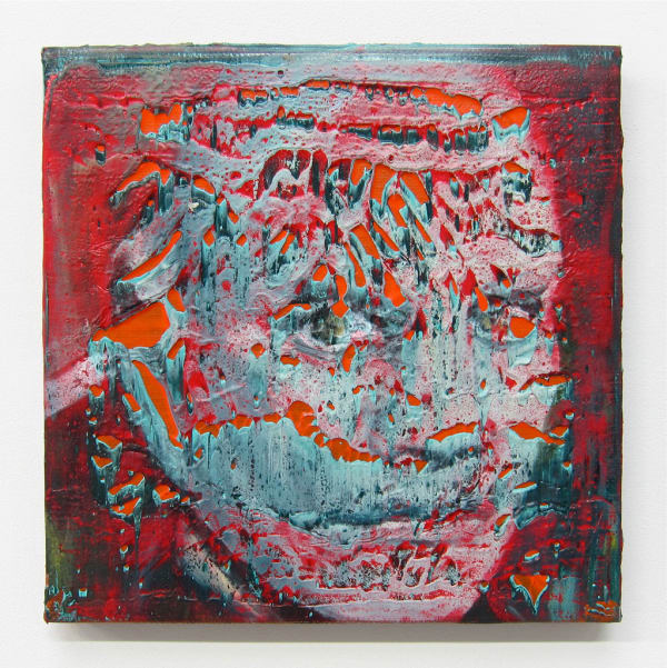 Julien des MONSTIERS Fantômas / Peau de Peinture Peinture 30 x 30 cm