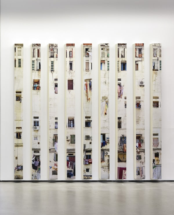 Stéphane Couturier, Alger - Cité "Climat de France" - Façade #1 - Polyptyque, 2015