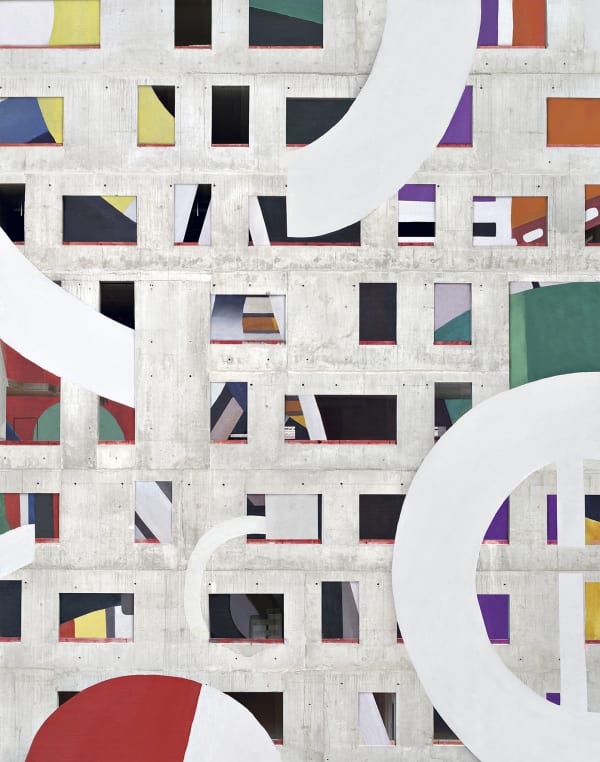 Stéphane Couturier, Série "Les nouveaux Constructeurs" Paris Seine Rive Gauche n°1 , 2020