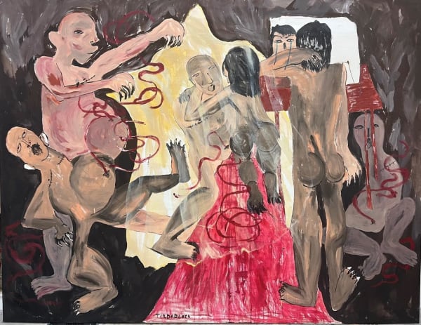 Each time my identity was hidden in the family, a part of me (Butchered Bodies), 2025