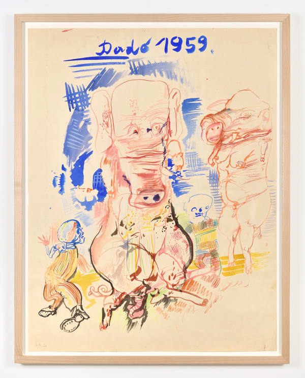 Dado, Sans titre, 1959