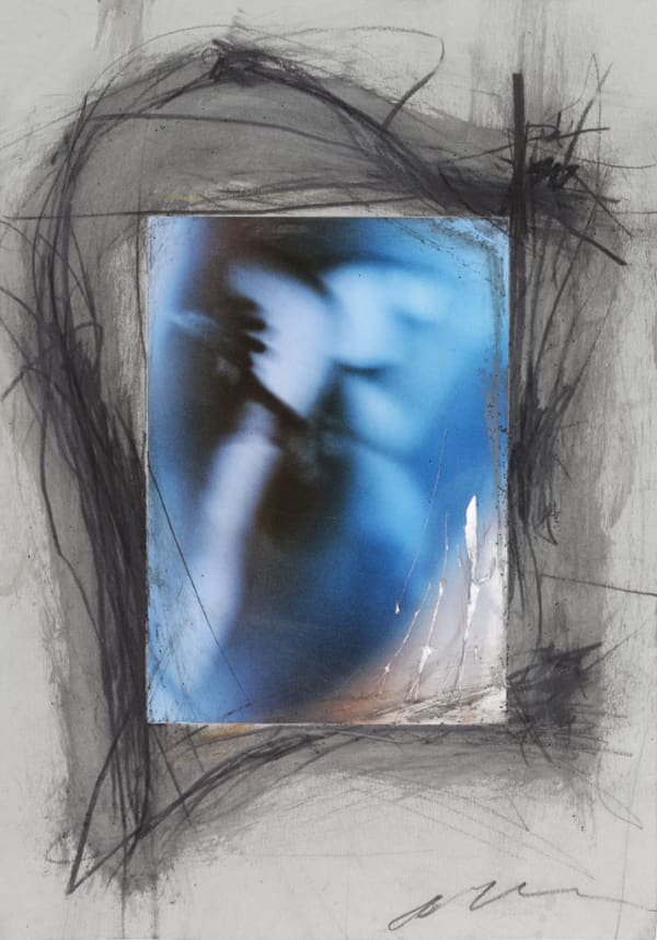 Arnulf RAINER Pierre Molinier Ubermalung #14 Dessin 33,3 x 23,2 cm 13.1 x 9.1 in