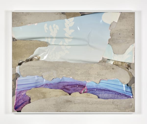 Letha Wilson, Great Salt Lake Layered Concrete, 2021
