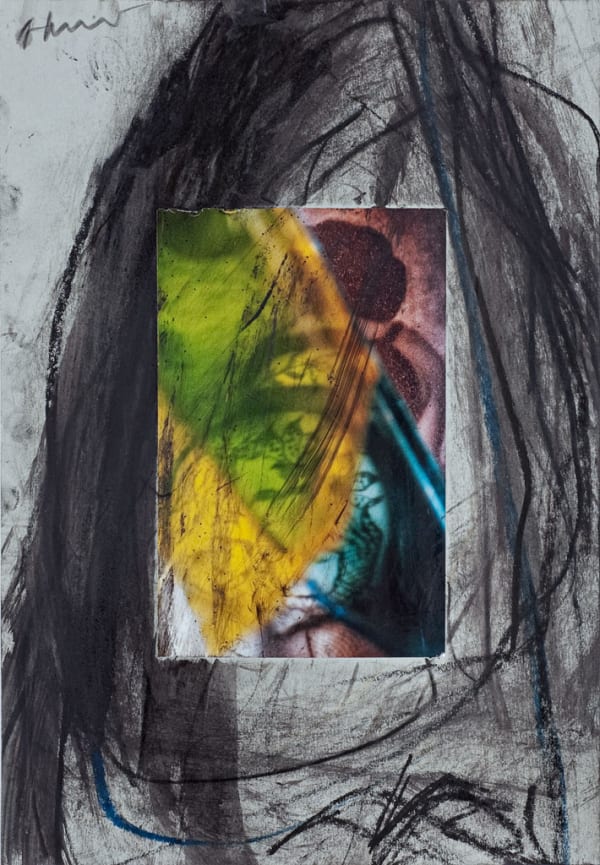 Arnulf RAINER Pierre Molinier Ubermalung #20 Dessin 33,3 x 23,2 cm 13.1 x 9.1 in