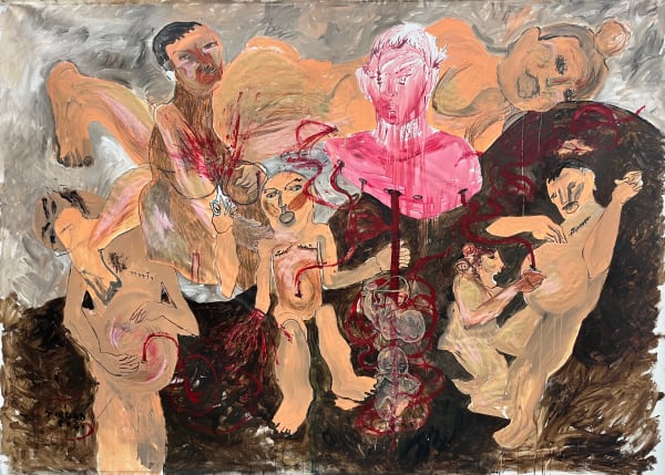 The collapse of years of hiding (Butchered Bodies), 2025