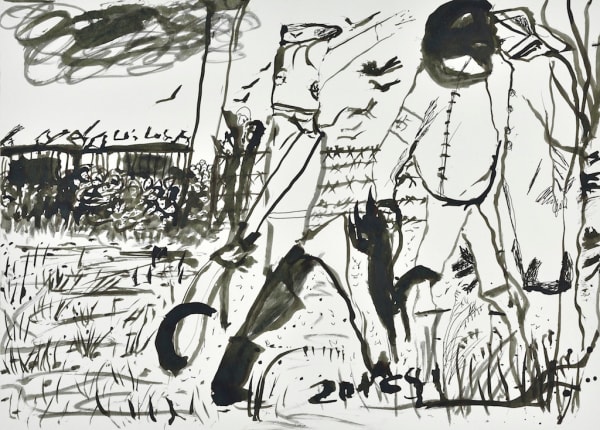 Ceija Stojka, Sans titre (Auschwitz), ref 988, 2011