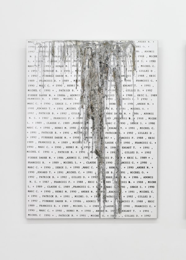 Mur des amis morts - Variante, 1993