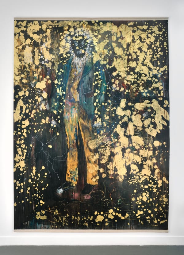 Hélène DELPRAT Le portrait corrompu Peinture 250 x 210 cm 98,4 x 82,7 in