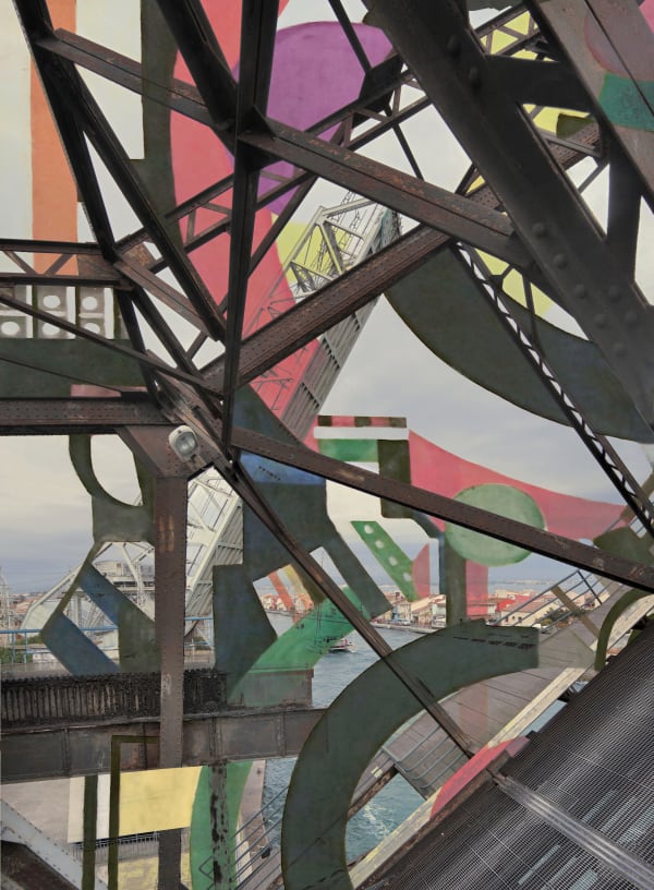Stéphane Couturier, Série "Les nouveaux Constructeurs" Sète - Pont Sadi-Carnot n°2, 2018