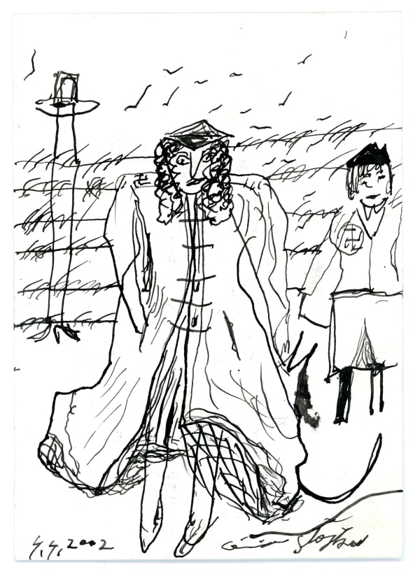 Ceija Stojka, Binz und 2 Frauen... (Binz et deux femmes...), 4 avril 2002