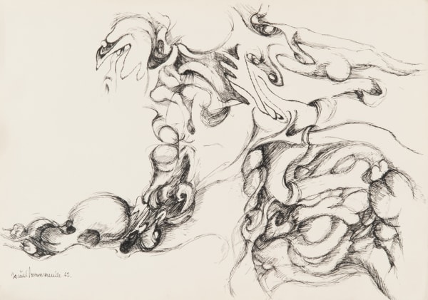 Daniel POMMEREULLE Sans titre Dessin 35 x 50 cm 13.8 x 19.7 in