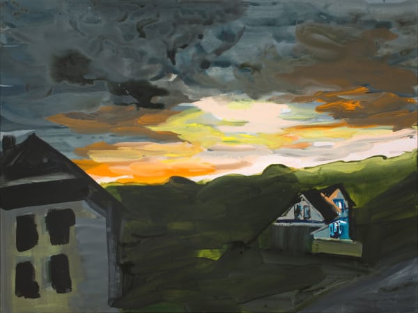 Rainer Fetting Haus am Meer, 2019 Acryl auf Leinwand 120 x 160 cm