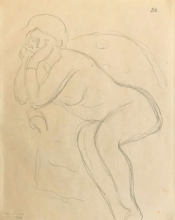 Alexej von Jawlensky, Akt auf dem Sofa, um 1910