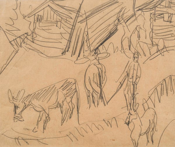 Ernst Ludwig Kirchner, Staffelalp, um 1918