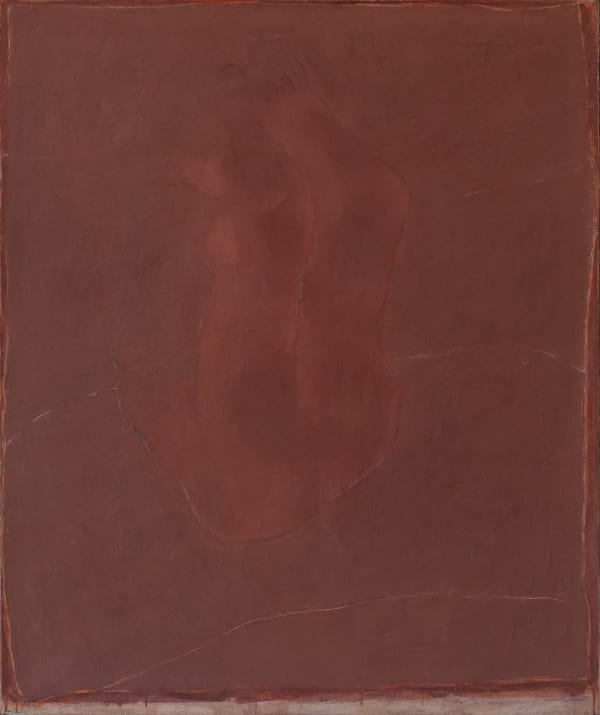 Johannes Geccelli Akt, 1965 Öl auf Leinwand 120,5 x 100,5 cm
