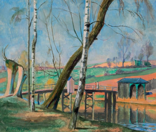 Friedrich Ahlers-Hestermann, Frühlingslandschaft, 1946