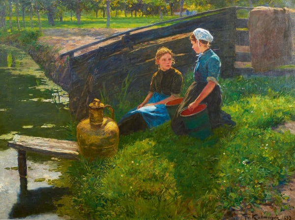 Friedrich Kallmorgen Sommernachmittag, 1893 Öl auf Leinwand 85 x 109 cm