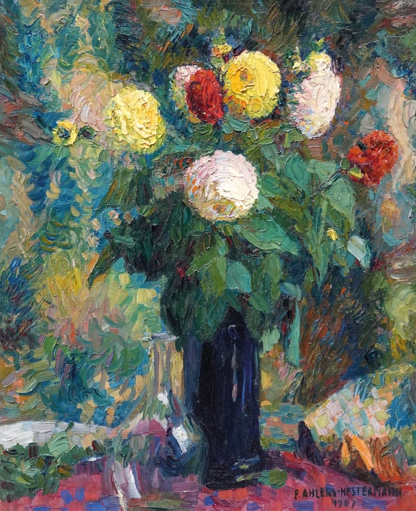 Friedrich Ahlers-Hestermann, Blumenstilleben, 1907