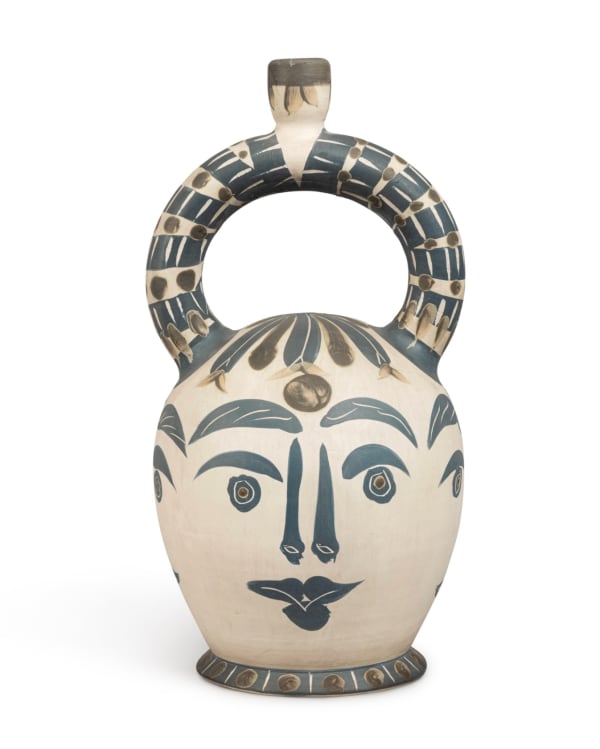 Vase aztèque aux quatre visages