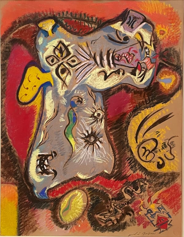 André Masson Le Loup-Garou, 1943 Pastel and charcoal on paper 61 x 45.5 cm Signed on the lower right corner.