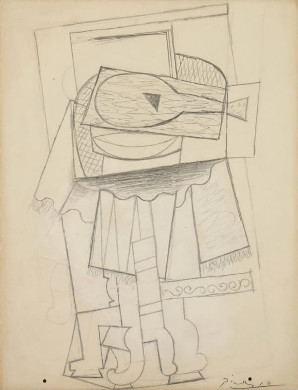 Guitare au guéridon / Pomme