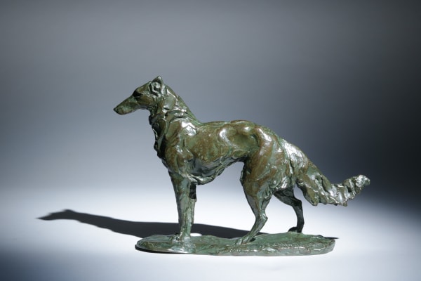 Francesco La Monaca, Lévrier Barzoï, circa 1925