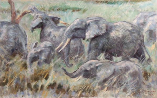 Roger Reboussin, Elephants, 1958