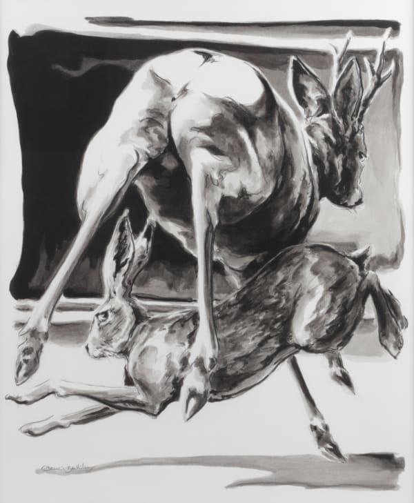 François Beaurin-Berthélemy, Lièvre et brocard