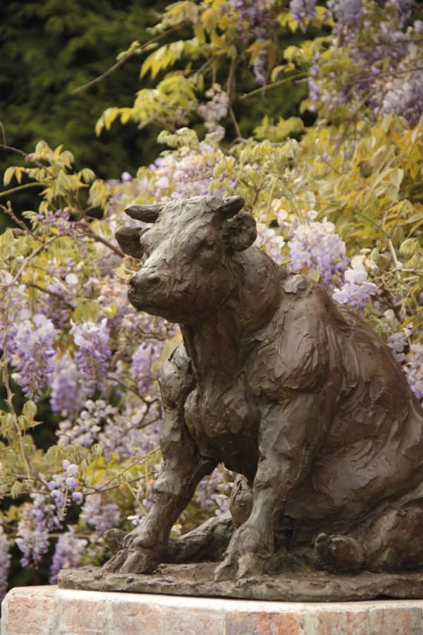 Roch Vandromme, Veau assis, 2021