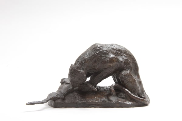 Ary Bitter - Panthère dévorant sa proie