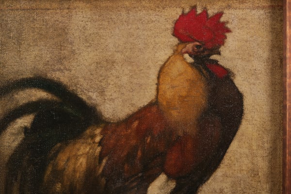 Henri Deluermoz - Coq et Dindon, 1924
