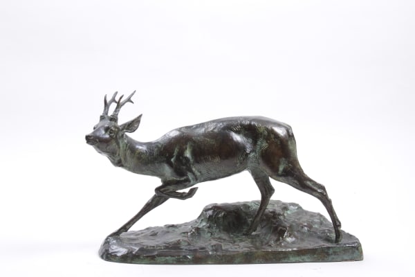 Maximilien Fiot, Brocard aux aguets, circa 1920