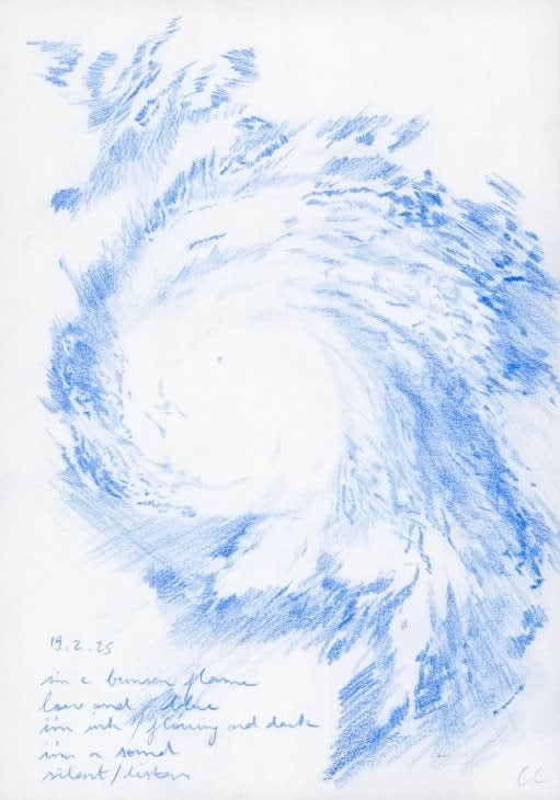 Caroline Corbasson, Bunsen flame, 2025