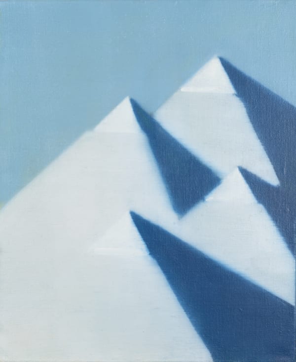 KOKA RAMISHVILI, Blue flame pyramids, 2019