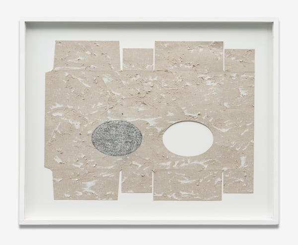 JAN KOPP, Carton gratté (ovales), 2014