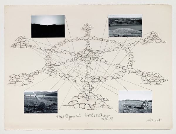 Michelle Stuart, Stone Alignments/Solstice Cairns, 1978-79