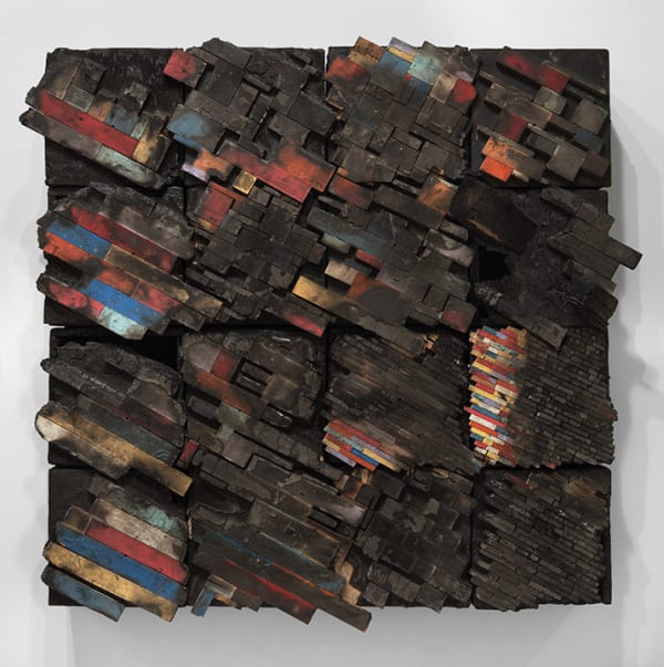 Leonardo Drew, Number 345, 2022