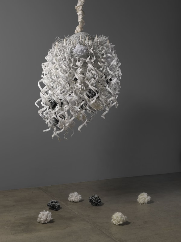 Petah Coyne, Untitled #1410 (Mishima's Spring Snow), 2015-16