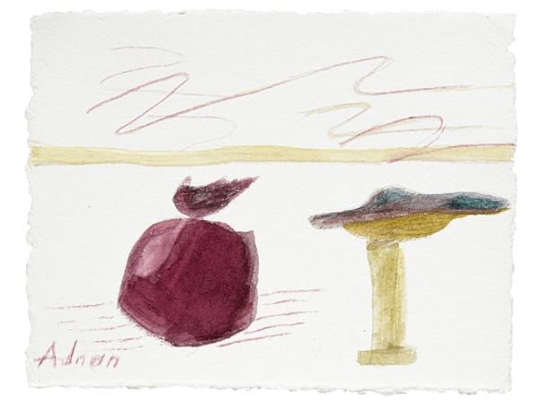 Etel Adnan, La couleur naturelle des coccinelles 1, 2019