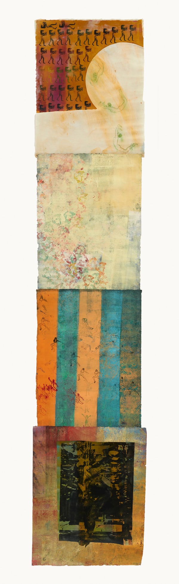 Nancy Spero, The Kick (Totem), 2002