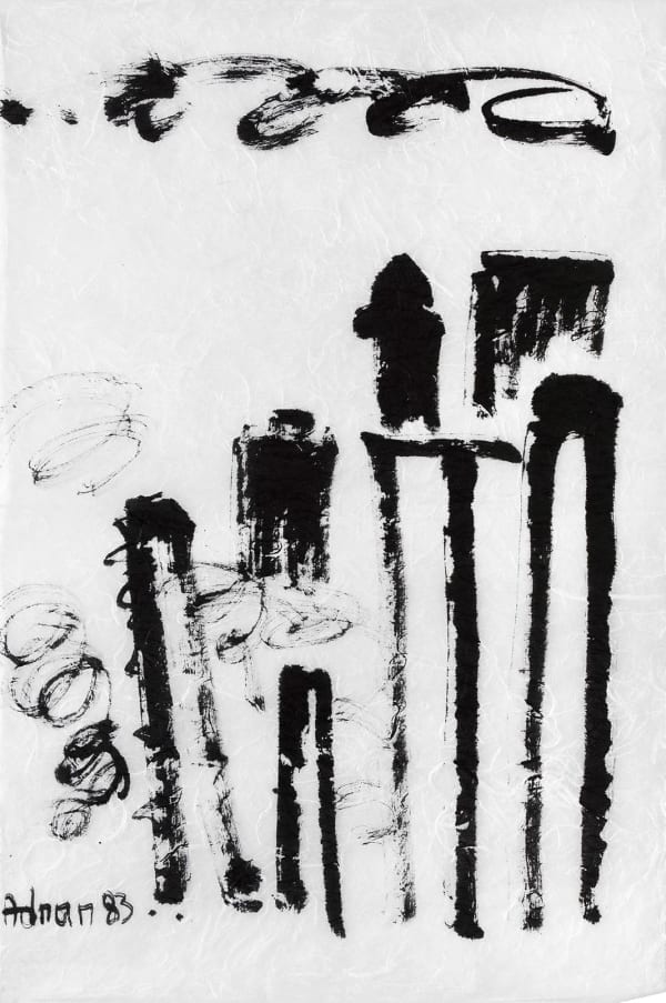 Etel Adnan, Untitled, 1983
