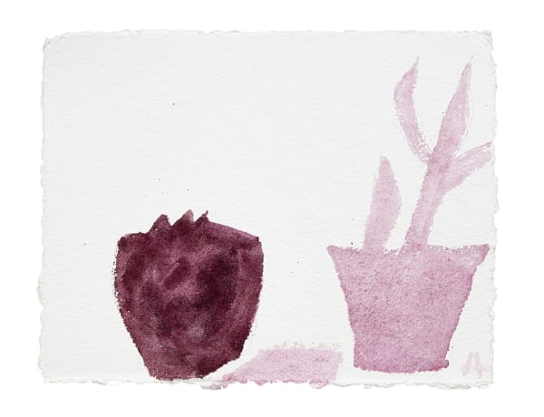 Etel Adnan, La couleur naturelle des cochenilles 4, 2019