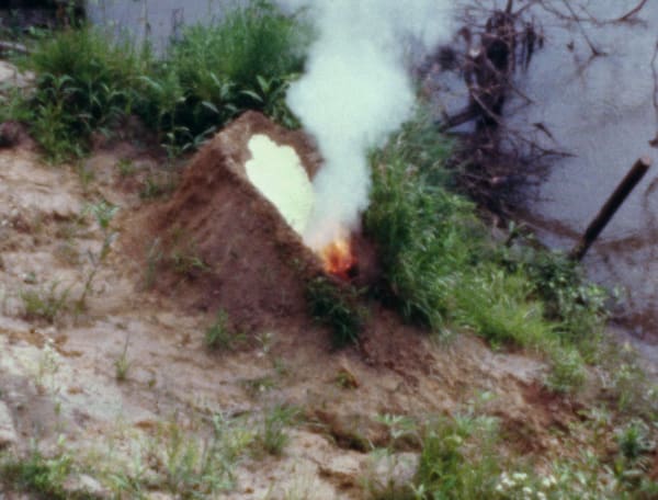 Ana Mendieta, Volcán, 1979