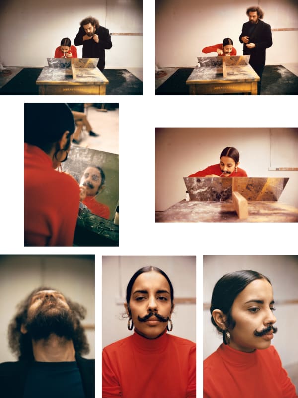 Ana Mendieta, Untitled (Facial Hair Transplants), 1972