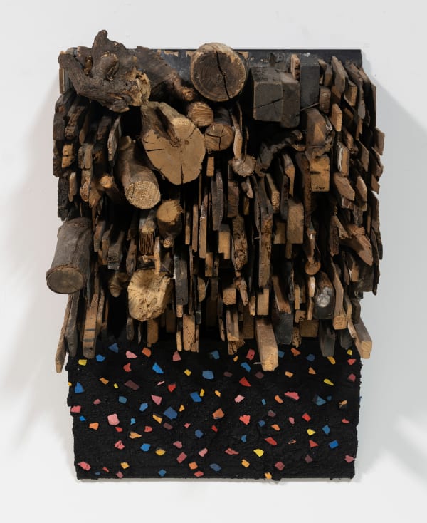 Leonardo Drew, Number 299, 2021