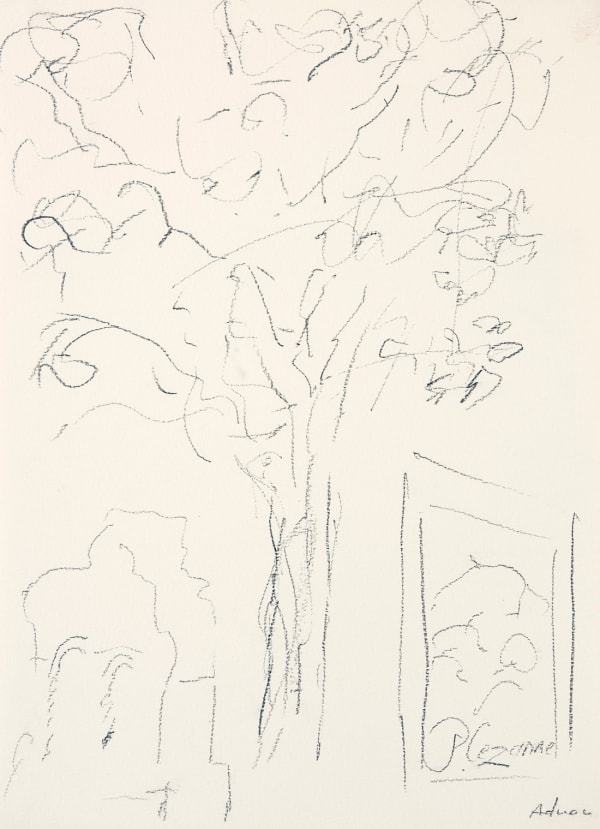 Etel Adnan, Aix-en-Provence 5, 1990