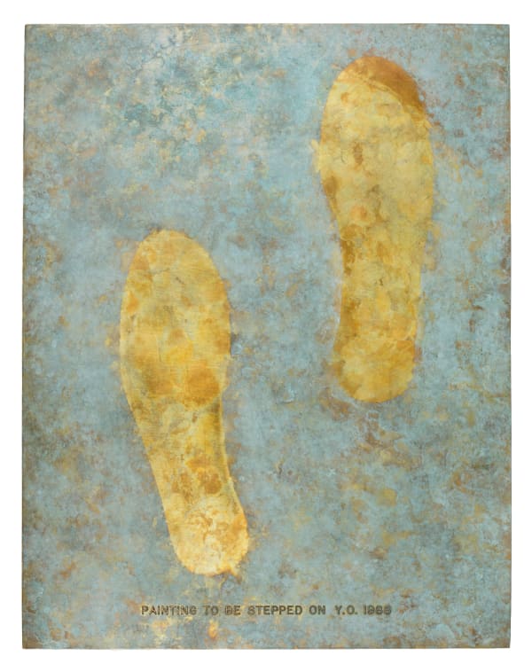 Yoko Ono, Painting to Be Stepped On, 1966 / 1988